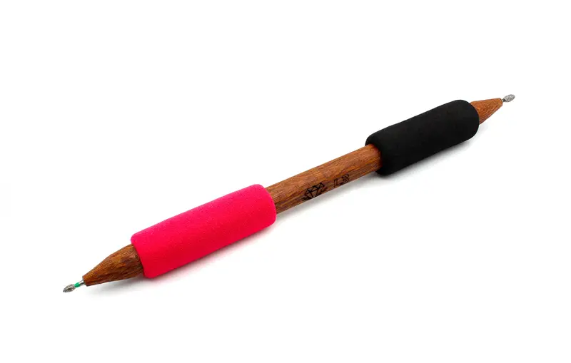 L3 Diamond Stylus Tool – Dual Football-Shaped Tips (Large & Small)