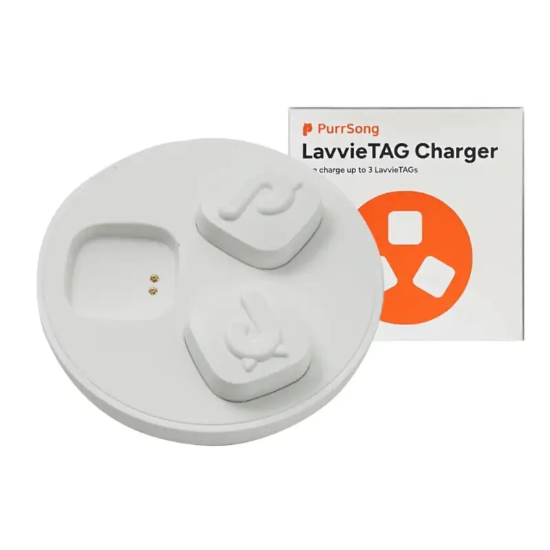 LavvieTAG Smart Cat Health Tracker – Companion Device for LavvieBot S Litter Robot