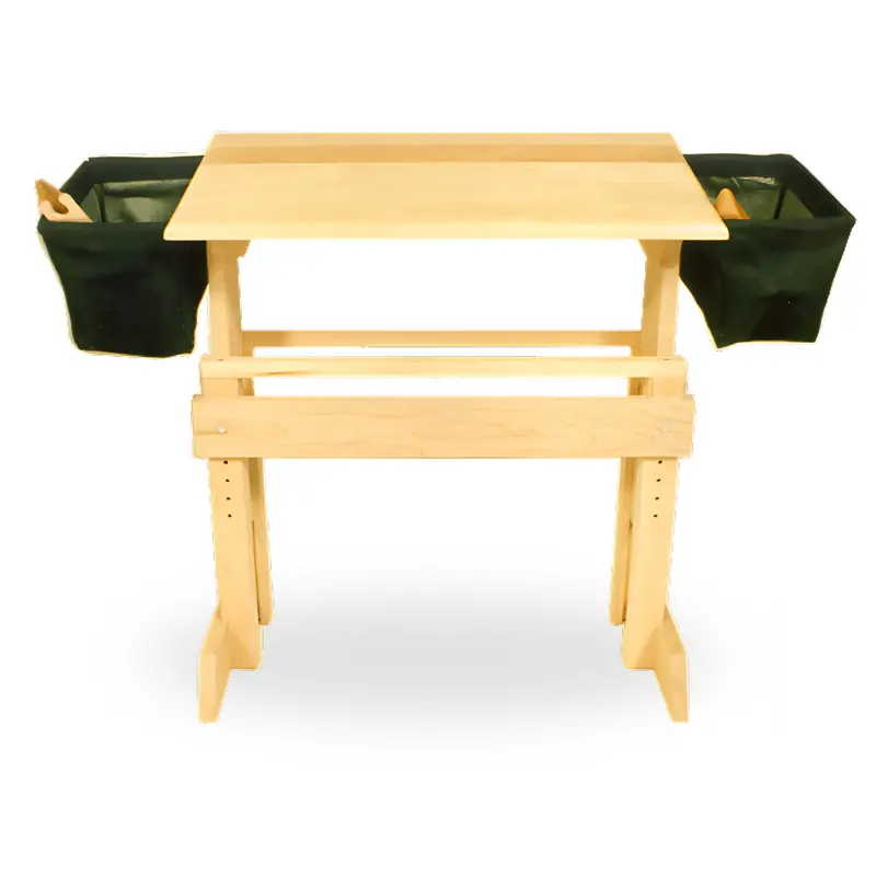 Leclerc Rocking Weaving Bench with Dual Storage Bags