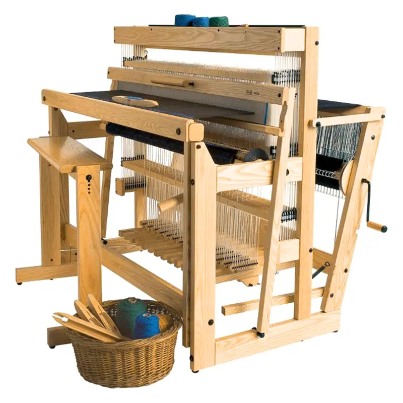 Louet Delta Floor Loom – Rigid-Heddle Compatible Weaving Loom