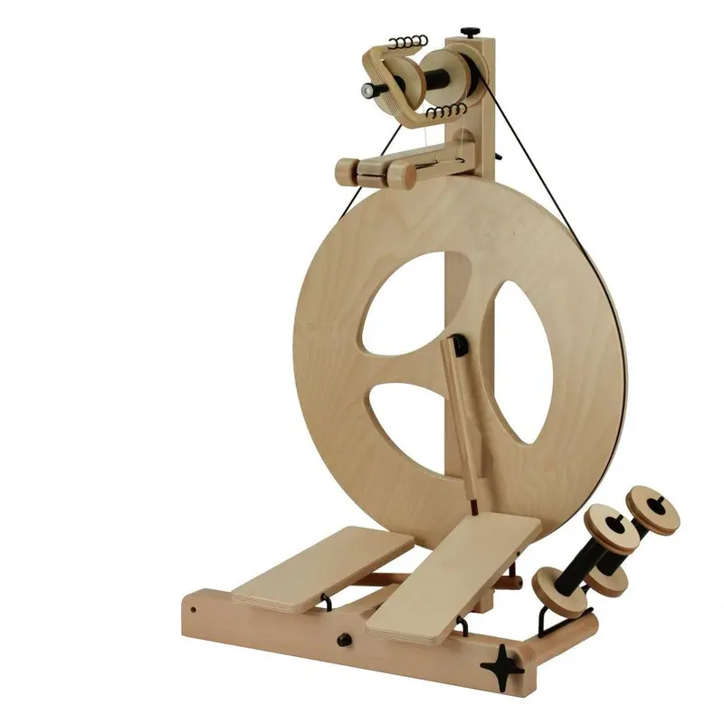Louet Julia S10 Double-Treadle 3-Spoke Scotch Tension Wheel