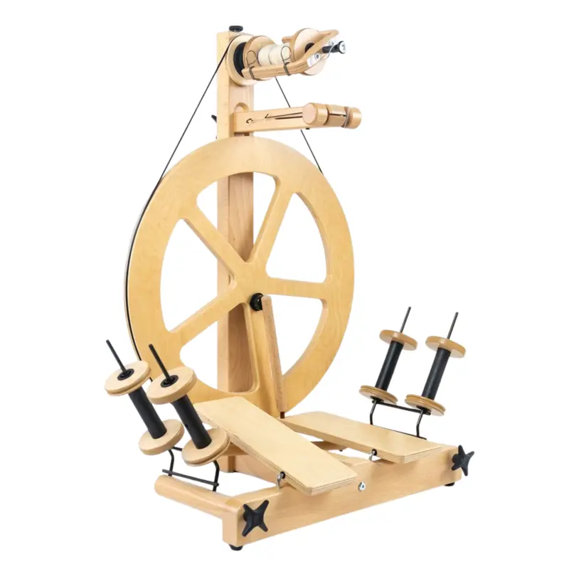 Louet S10 Double-Treadle 5-Spoke Scotch Tension Spinning Wheel