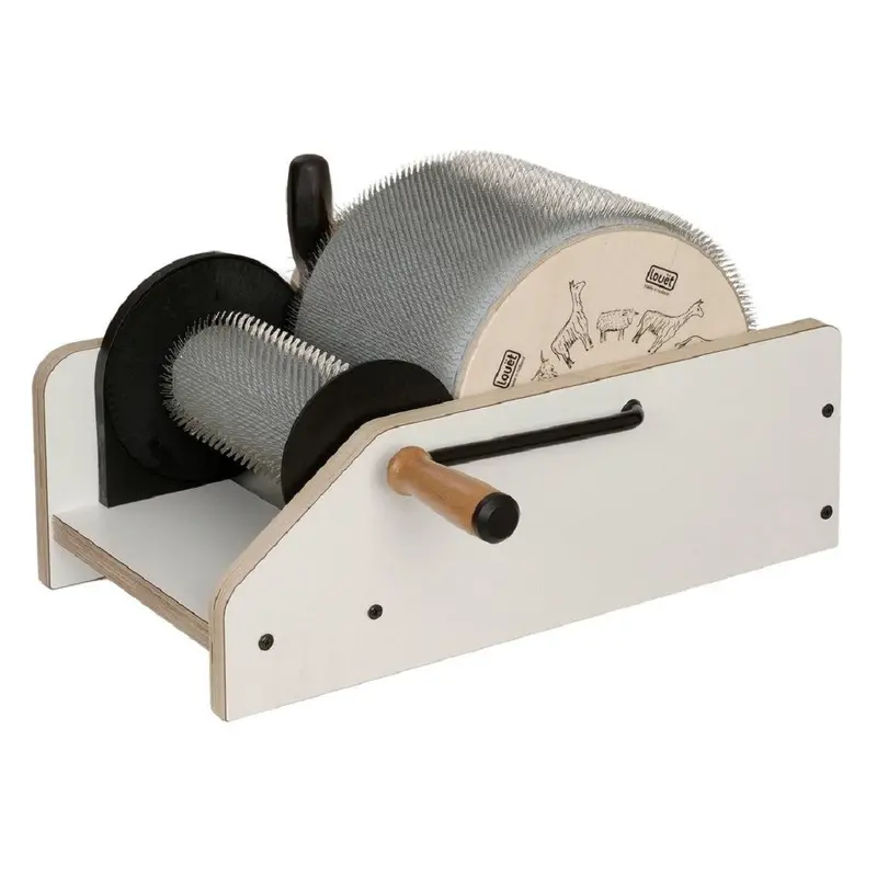 Louet Standard Drum Carder – Interchangeable 46, 72 & 120 TPI Drums