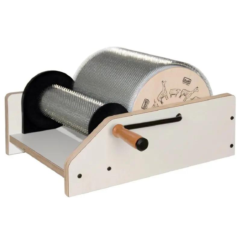 Louet XL Drum Carder – Adjustable 46/72/120 TPI Cylinders