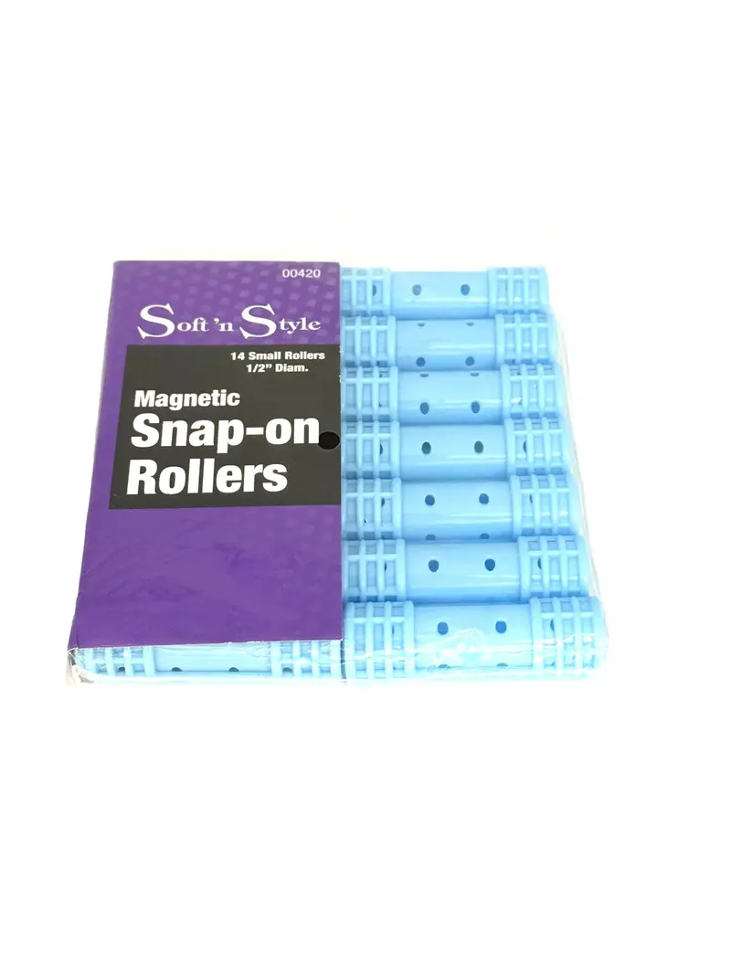 Magnetic Snap-On Hair Rollers – Soft N Style Heatless Curling System