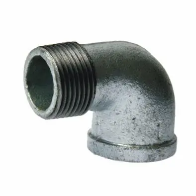 Ming Galvanised 90° Male-to-Female Pipe Elbow