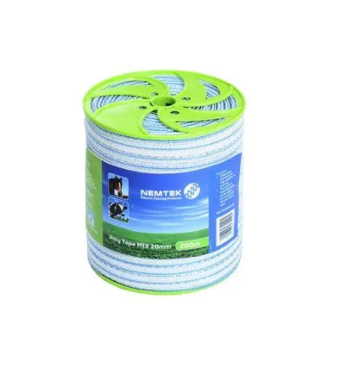 Nemtek 20mm Poly Tape for Livestock Fencing (6-Pack)
