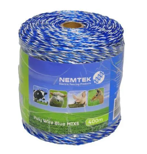Nemtek Blue Poly Wire – 400m Multi-Roll Kit (6 Rolls)