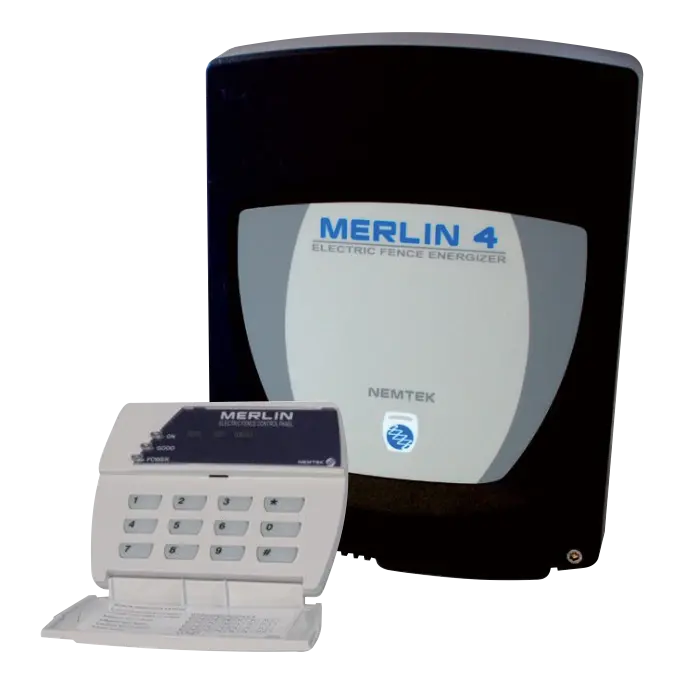 Nemtek Merlin 4i Fence Energizer with Integrated Keypad & 4-Zone Output