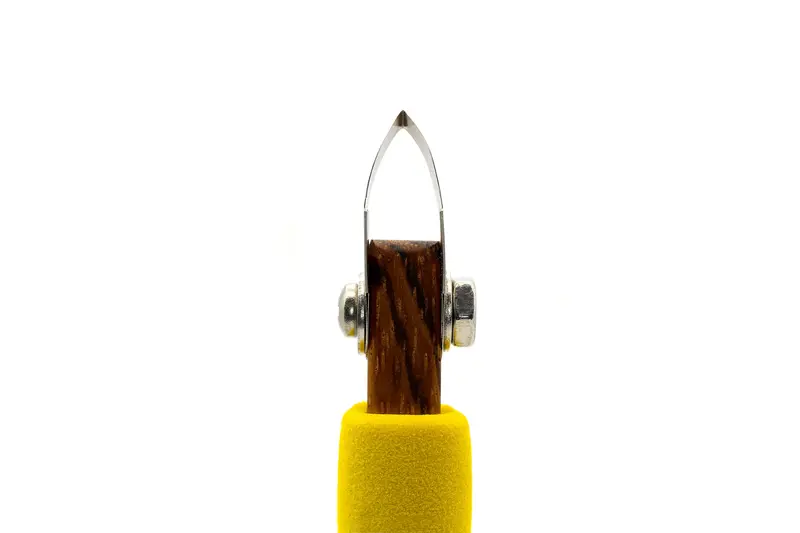P1 Curved V-Groove Clay Carving Tool for Smooth Contouring