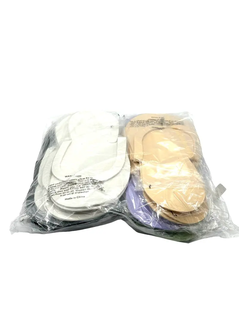 Pedi Slippers – Pack of 12 Disposable Spa Foot Covers