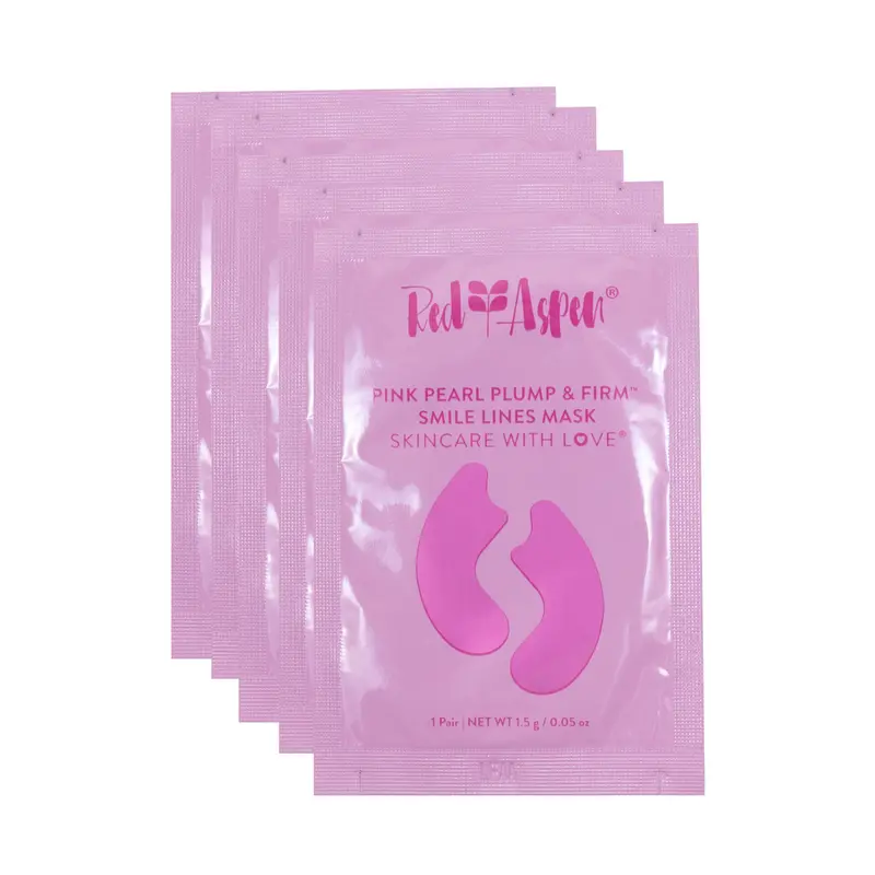 Pink Pearl Plumping Smile Line Mask (5-Pack)