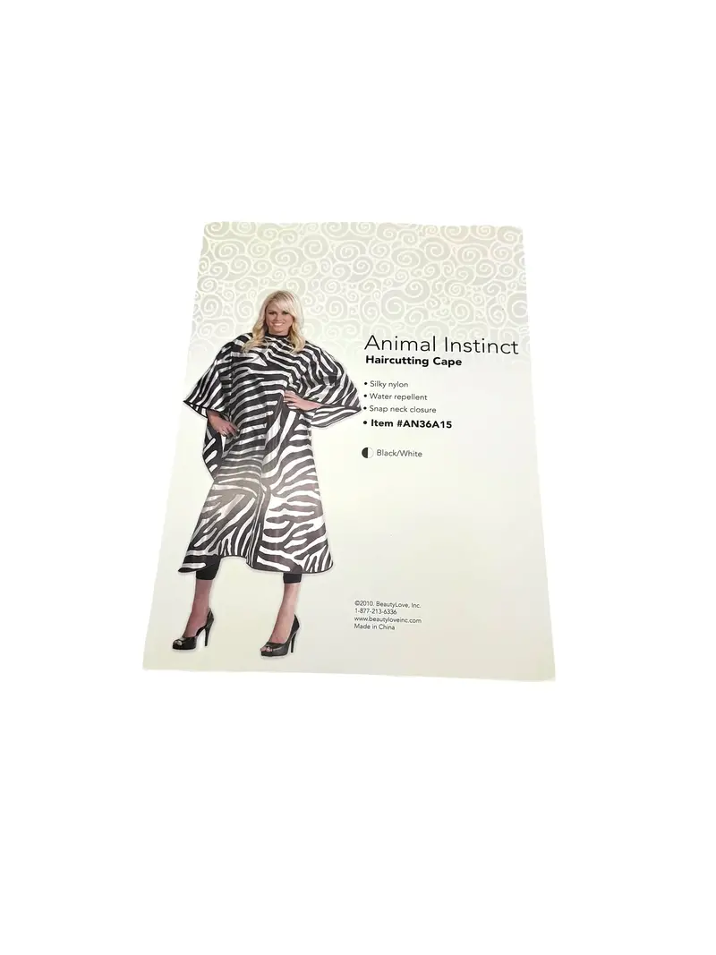 Professional Hair Cutting Cape – Adjustable Neck Closure & Drape Protection