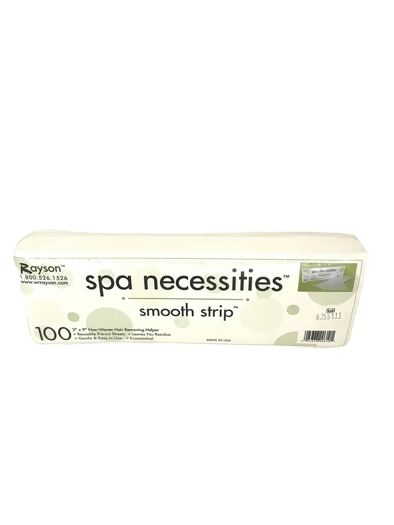Professional Non-Woven Waxing Strips – 3″ x 9″, 100-Count for Full-Body Use