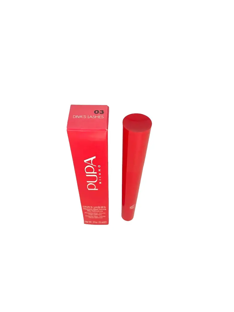 Pupa Milano Diva’s Lashes Mascara – Deep Blue Volume & Curl, 0.32 oz (#03)