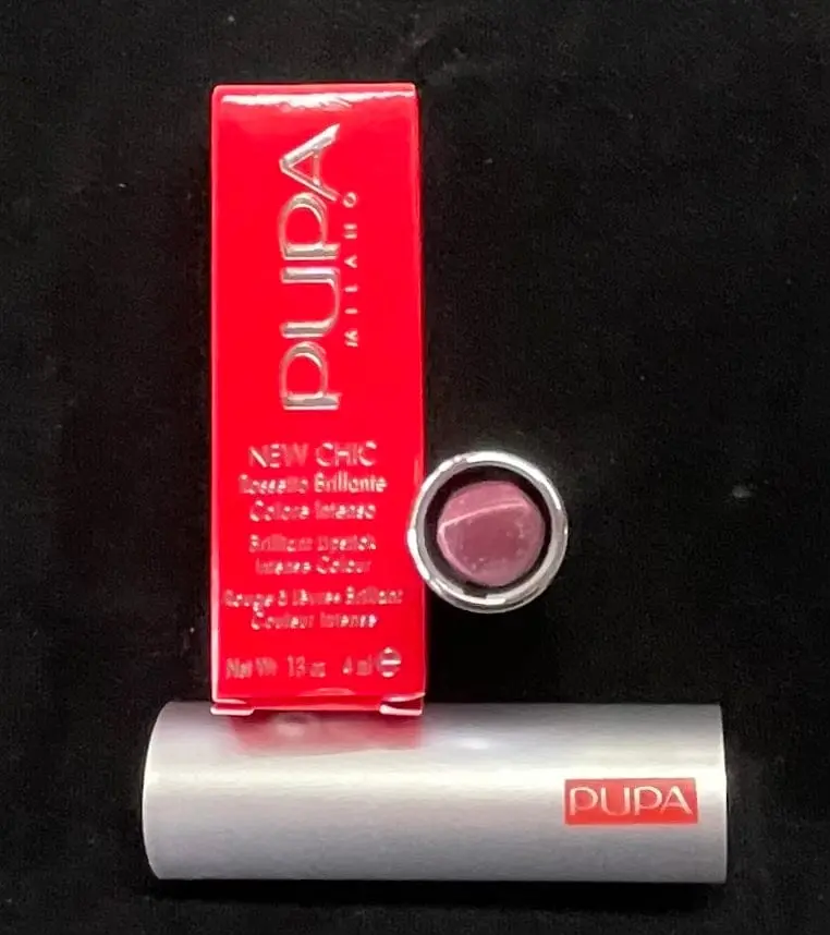 Pupa Milano New Chic Intense Plum Lipstick with Mirror Case – Shade #17