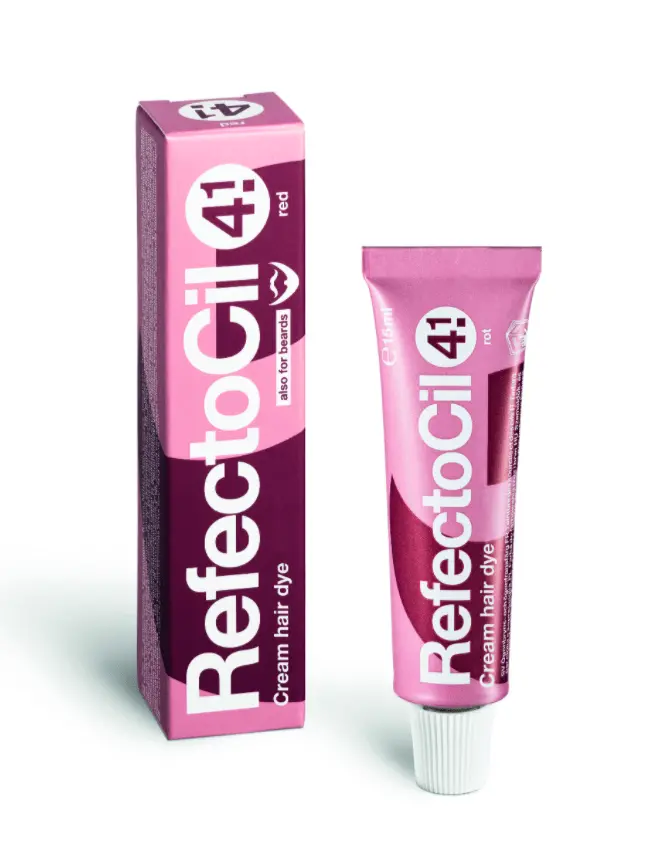 RefectoCil Eyebrow & Eyelash Tint in Red #4.1 – Rich Pigmented Dye