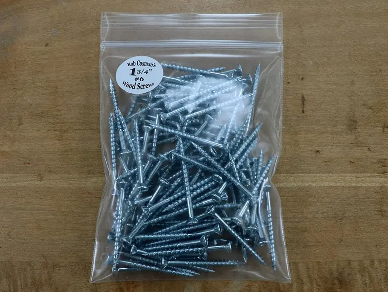 Robertson Flathead Screw – #6 × 1-3/4″