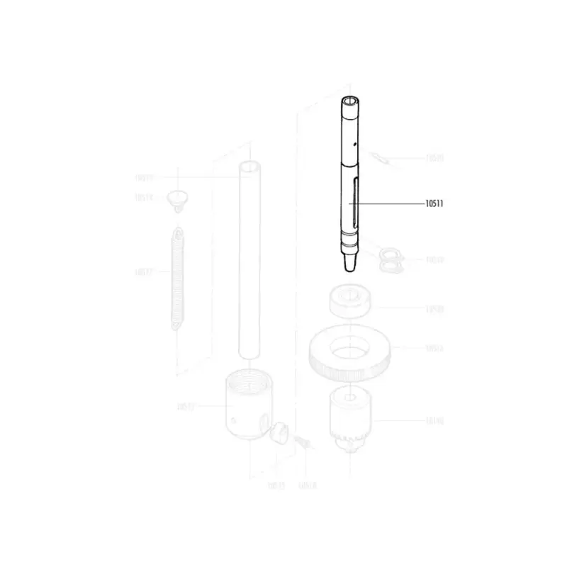 Sherline Precision Drill Shaft Component
