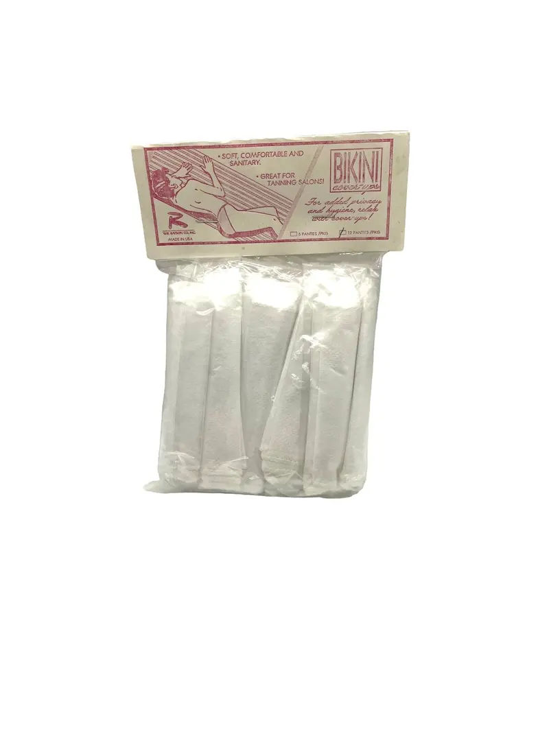Single-Use White Bikini Panties – Comfort-Fit Disposable Underwear, 12-Pack