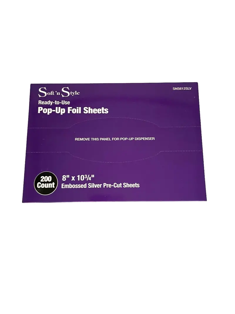Soft ‘n Style Pop-Up Highlighting Foil Sheets – 200-Count Pack