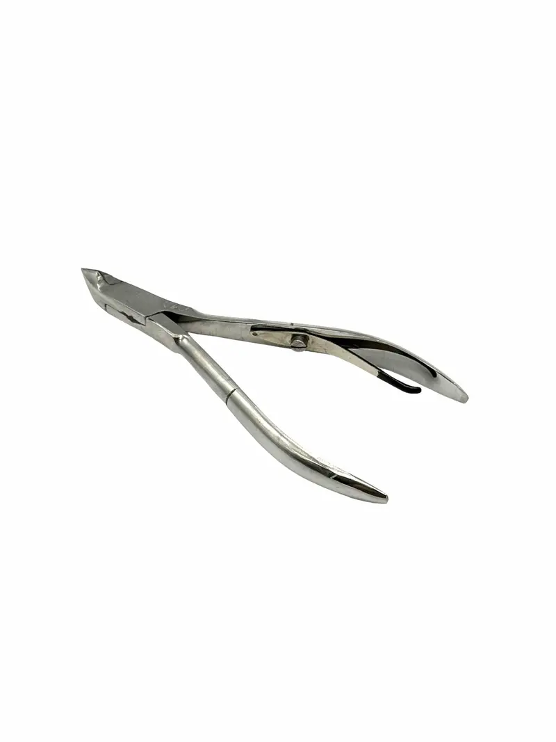 Stainless Steel Cuticle Nipper – 4″, Half-Jaw Precision Tool