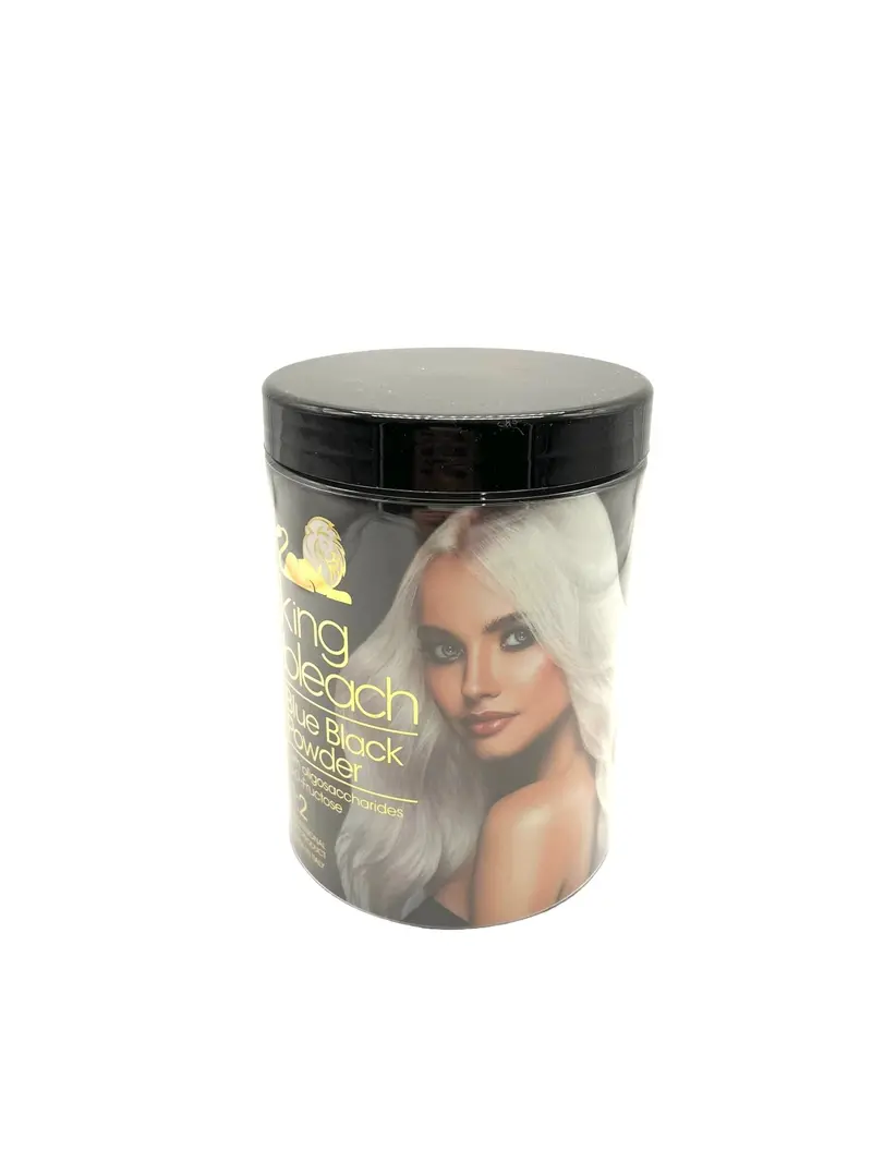 The King Blue Black Bleach Powder – 16 oz Platinum Formula with Bond-Plex Technology