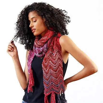 Tunisian Reversible Scarf Pattern – Double-Sided Stitchwork in Uneek Worsted