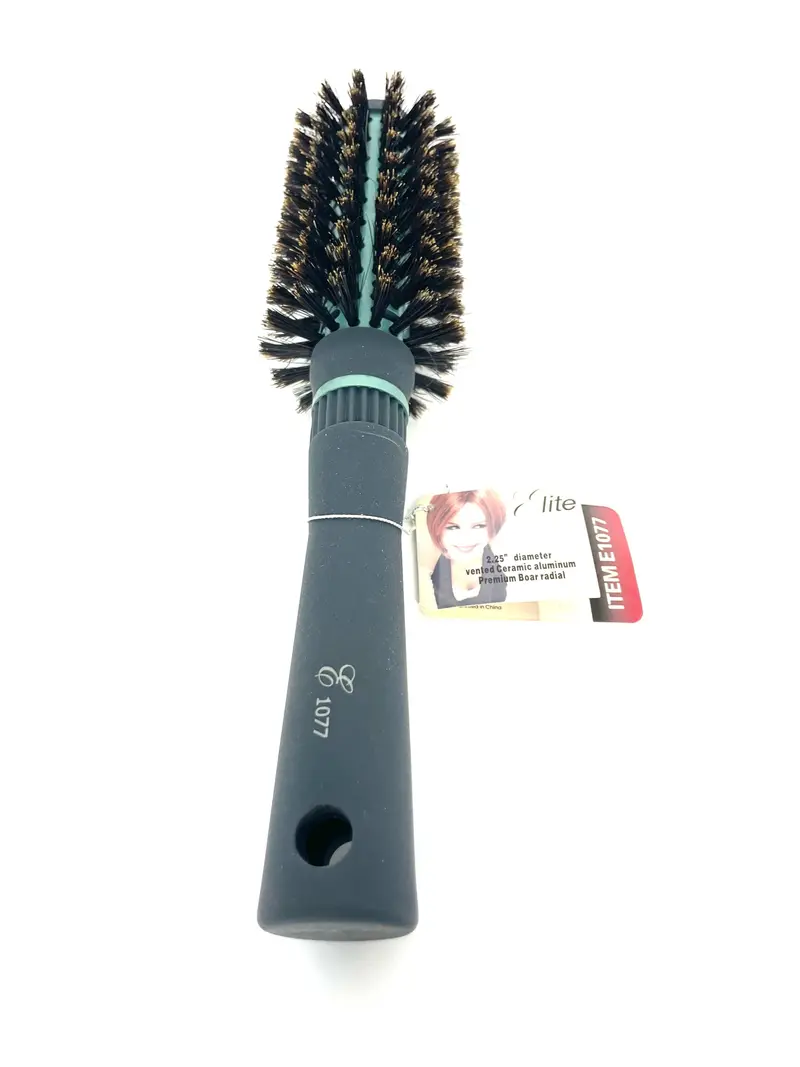 Vented Ceramic-Aluminum Round Brush – 2.25″, Boar Bristle #E1077