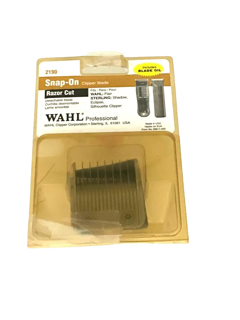 Wahl Sterling Snap-On Replacement Blade – Universal Fit Razor Cut Blade (#2190)