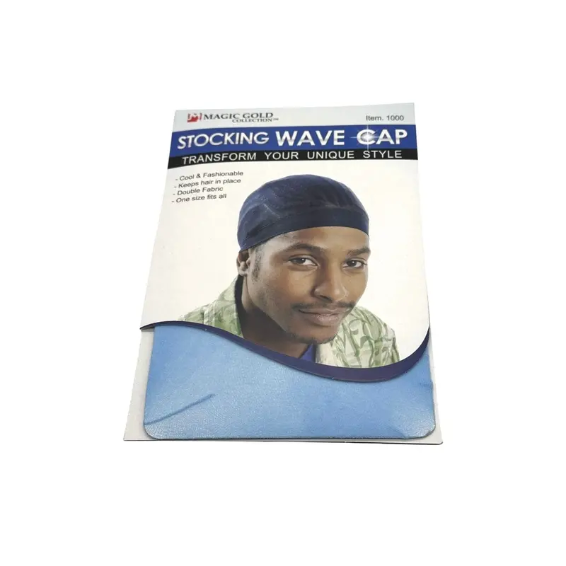 Wave-Textured Stocking Cap for Men