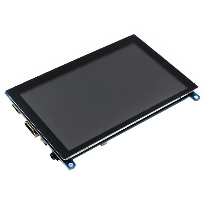 Waveshare 5″ Capacitive Touch LCD – 800×480 HDMI Display Compatible with Multiple OS Platforms