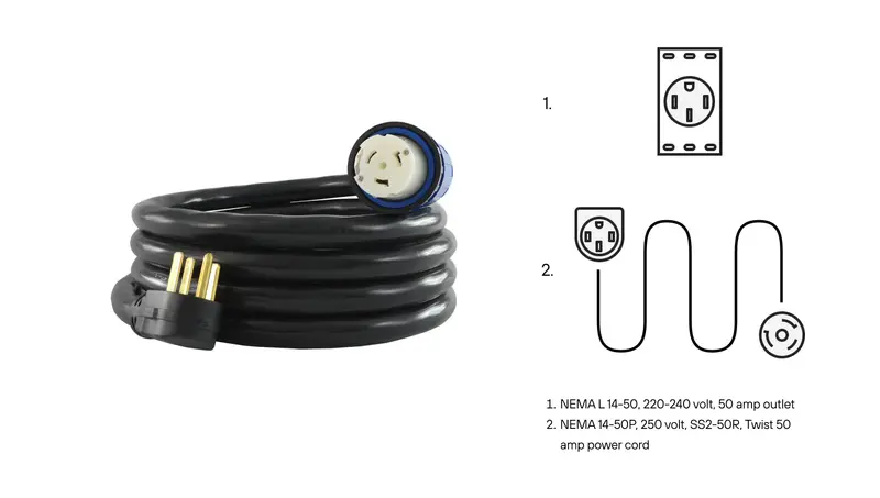 XL Sauna Power Cord – 10-Foot Industrial-Grade Cable