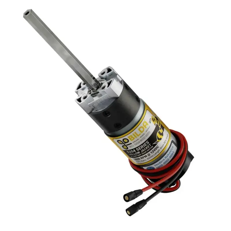 Yellow Jacket 5204 Series Planetary Gearmotor – 3.7:1 Ratio, 1620 RPM, 3.3–5V Encoder