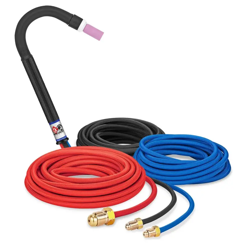 Ck Worldwide Ck25-25Sf Water-Cooled Flex Head Tig Torch – 250 Amp, 25 Ft Superflex Cables 1