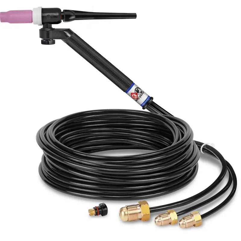 Ck Worldwide Fl2525 Water-Cooled Flex-Loc Tig Torch – 250 Amp, 25 Ft Standard Cables 1